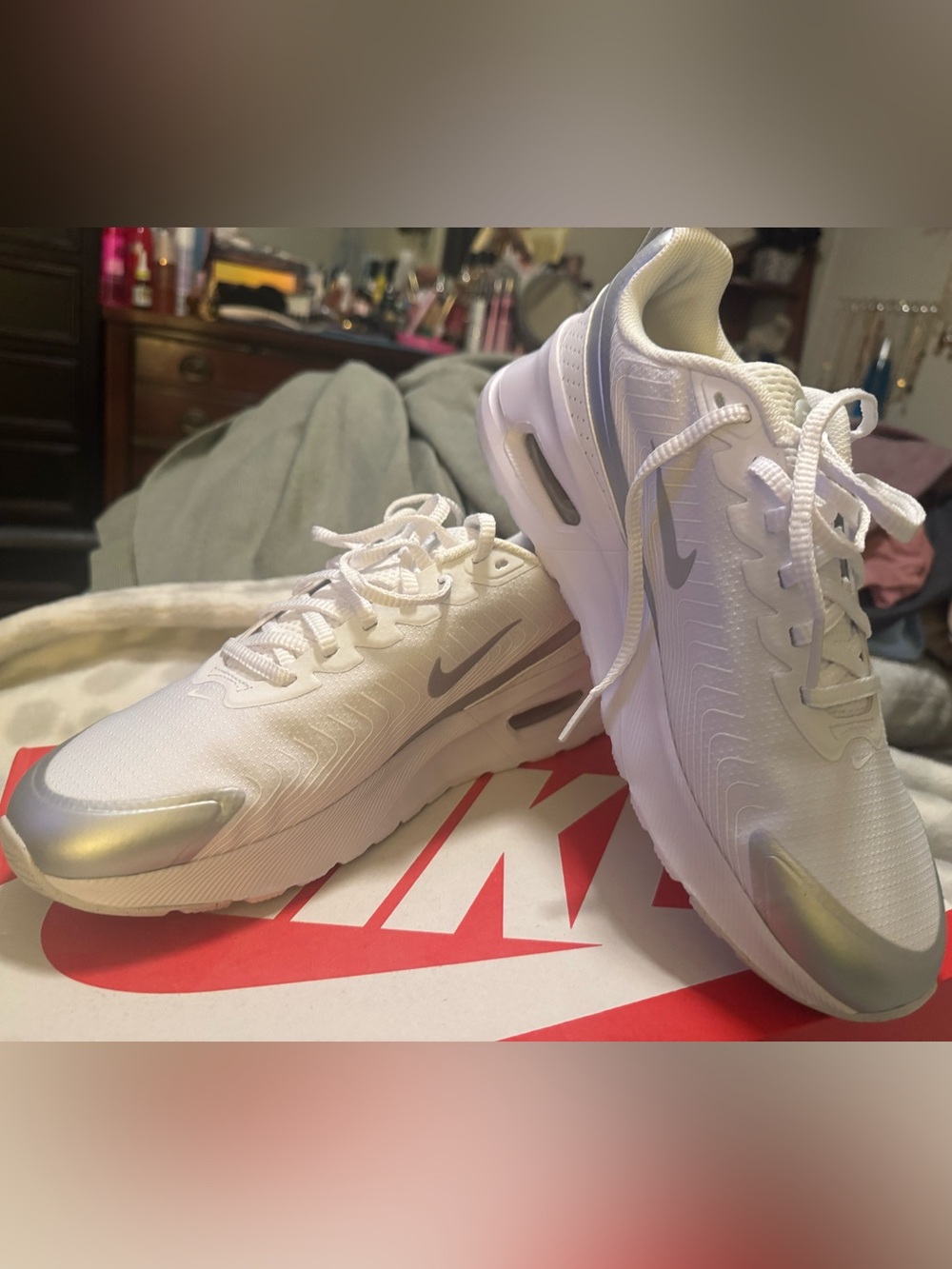Nike Women’s White Athletic Air-Style Sneakers